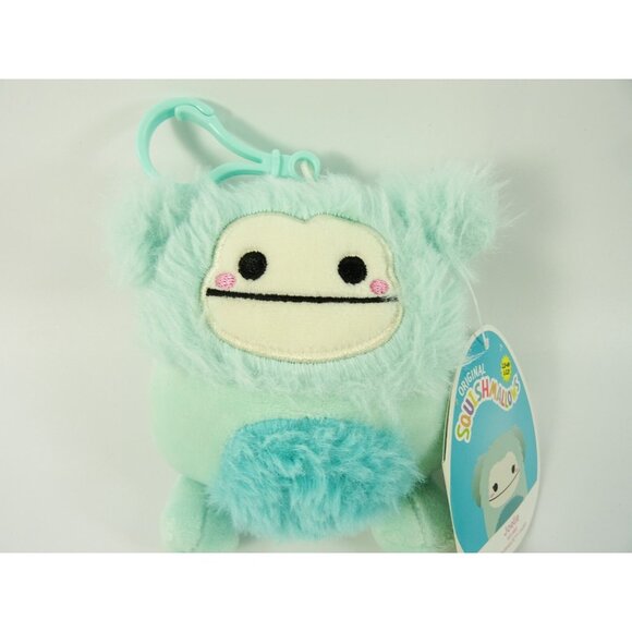 Joelle the Bigfoot Teal Squishmallow Clip On with Tag - Picture 3 of 5